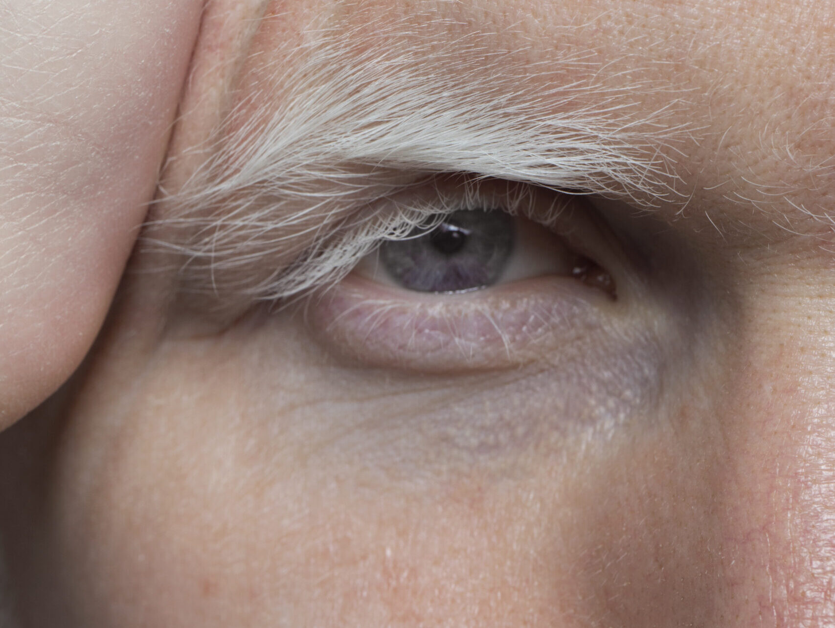 close up face pores texture